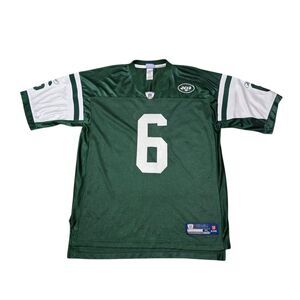 Reebok New York Jets Jersey Mark Sanchez On Field Mens Size XL Authentic